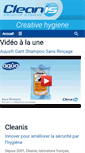 Mobile Screenshot of cleanis.fr